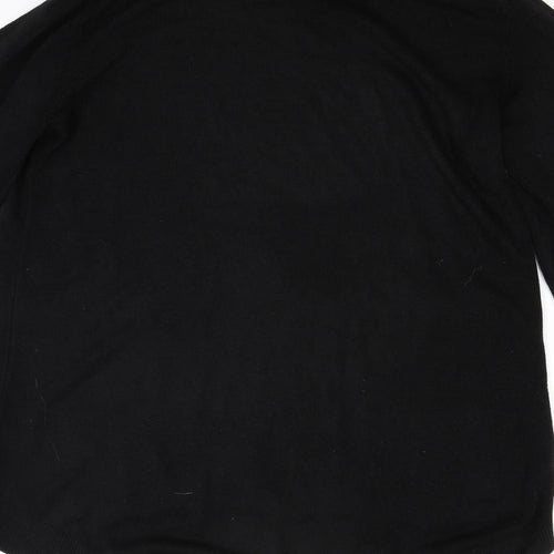 F&F Womens Black  Knit Pullover Jumper Size 12