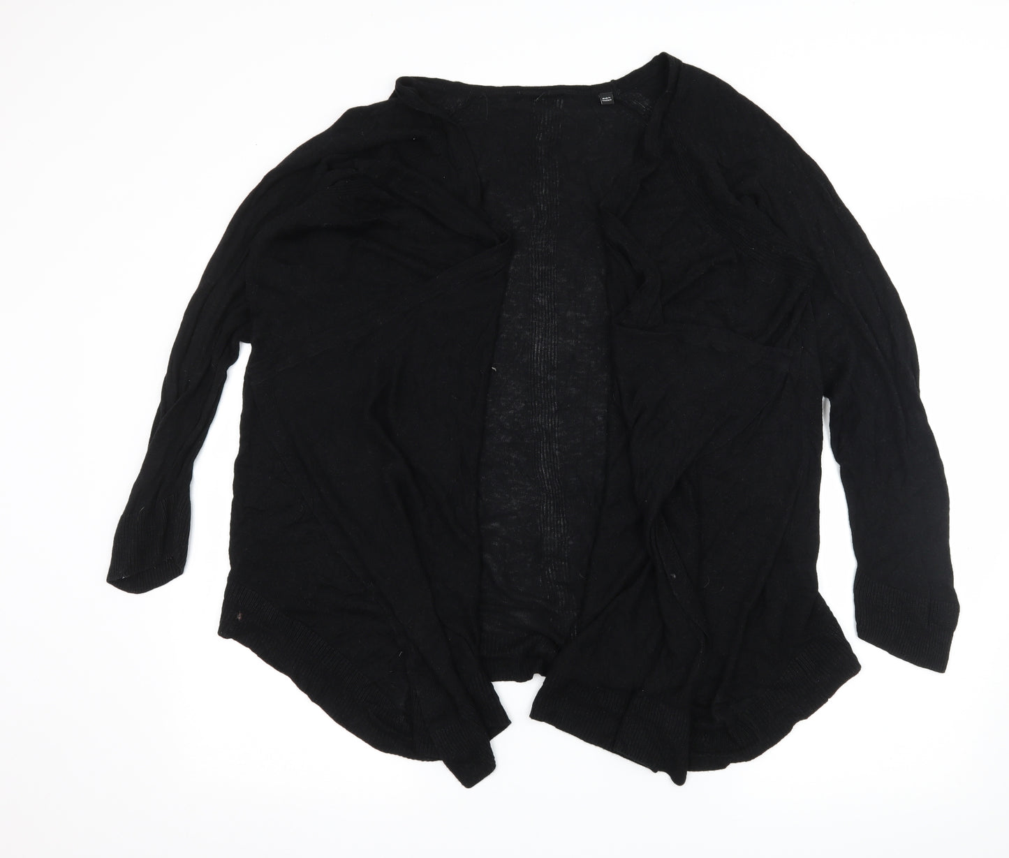 Capsule Womens Black  Knit Cardigan Jumper Size 24