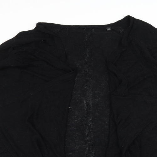 Capsule Womens Black  Knit Cardigan Jumper Size 24
