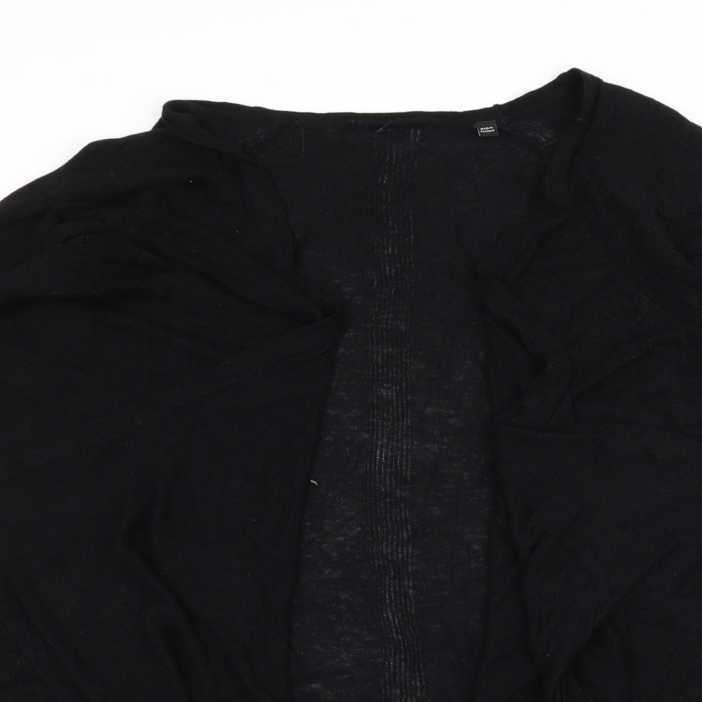 Capsule Womens Black  Knit Cardigan Jumper Size 24