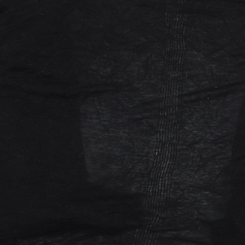 Capsule Womens Black  Knit Cardigan Jumper Size 24