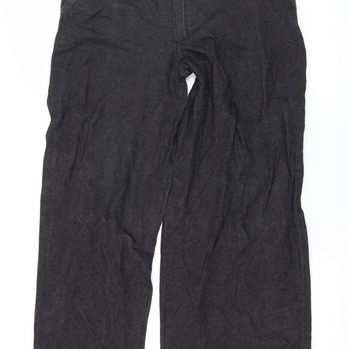 Denim & Co. Womens Grey   Trousers  Size 34 in L26 in