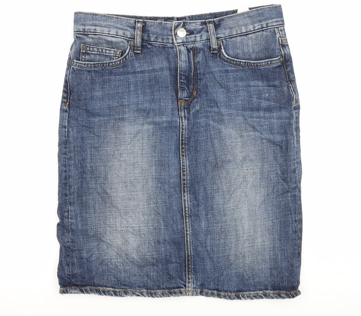 Gap Womens Blue  Denim Straight & Pencil Skirt Size 6