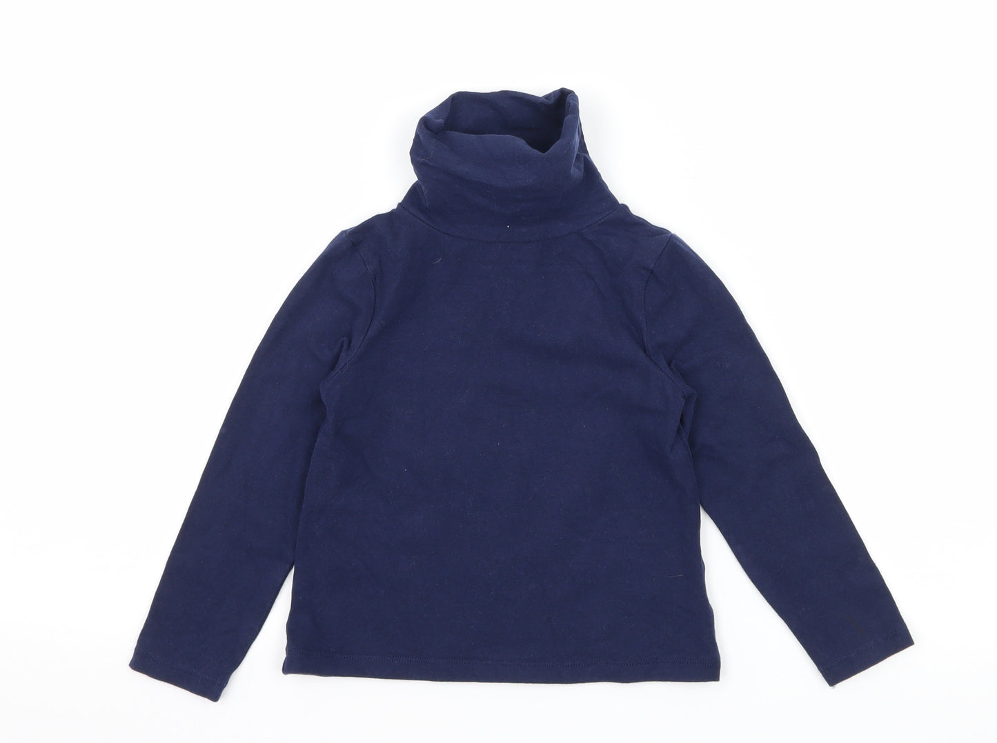 John Lewis Girls Blue  Jersey Basic T-Shirt Size 3 Years