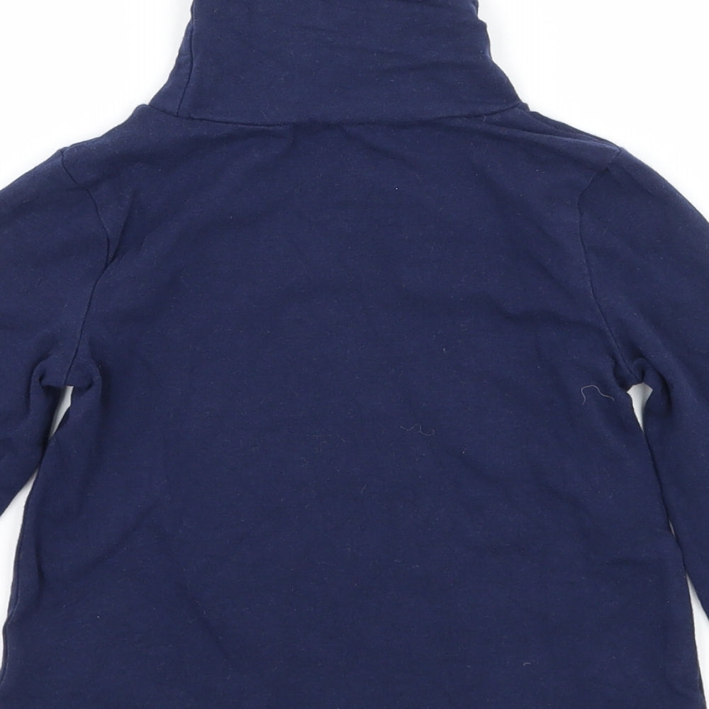 John Lewis Girls Blue  Jersey Basic T-Shirt Size 3 Years