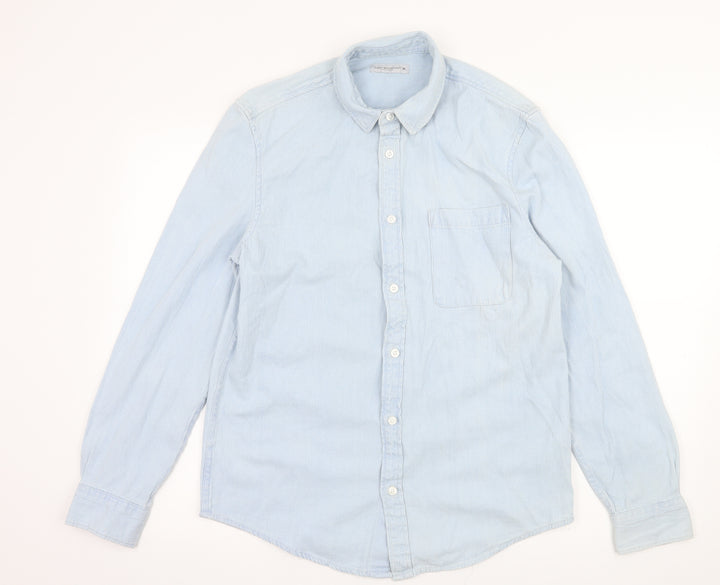 Cedar Wood State Mens Blue    Button-Up Size M