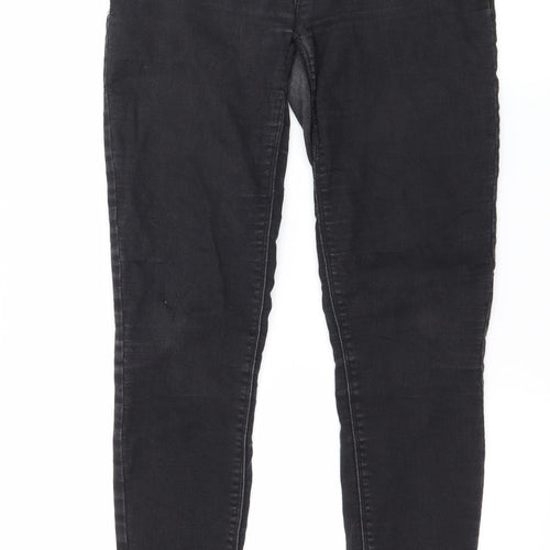 Dorothy Perkins Womens Black  Denim Skinny Jeans Size 10 L29 in