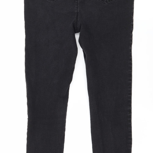Matalan Womens Black  Denim Jegging Jeans Size 10 L26 in