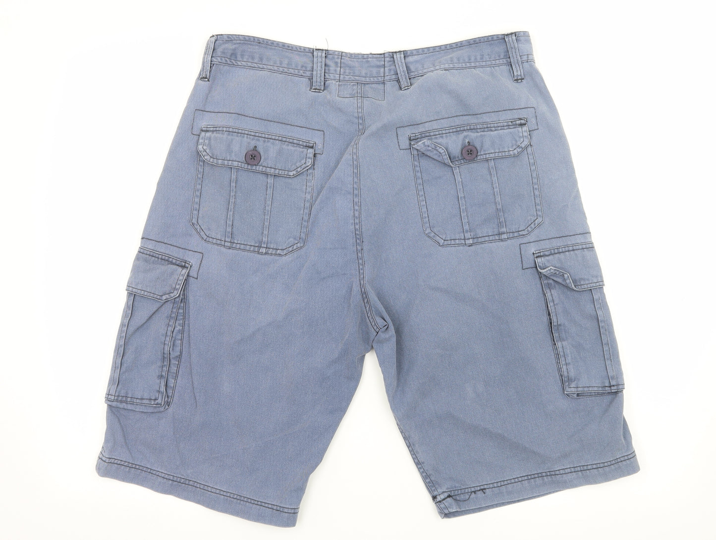 Cargo Bay Mens Blue   Bermuda Shorts Size 34 in