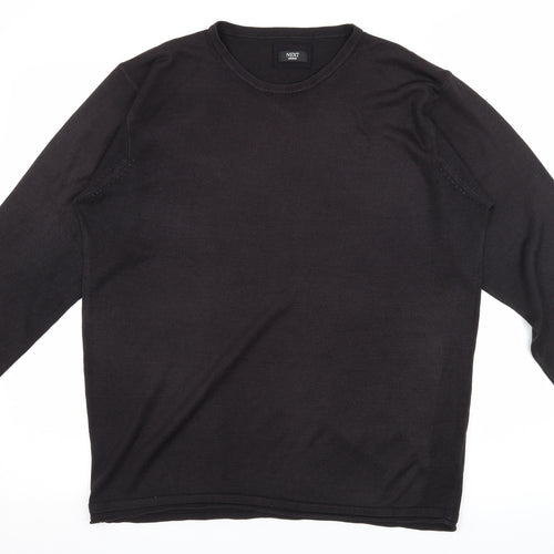 NEXT Womens Black  Knit Basic T-Shirt Size M