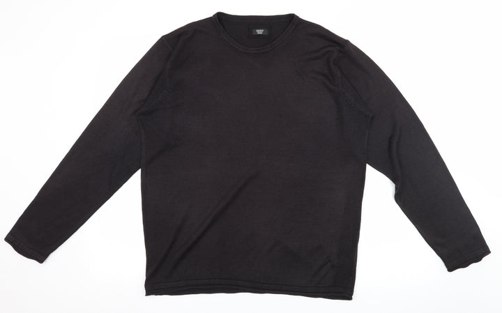 NEXT Womens Black Knit Basic T-Shirt Size M