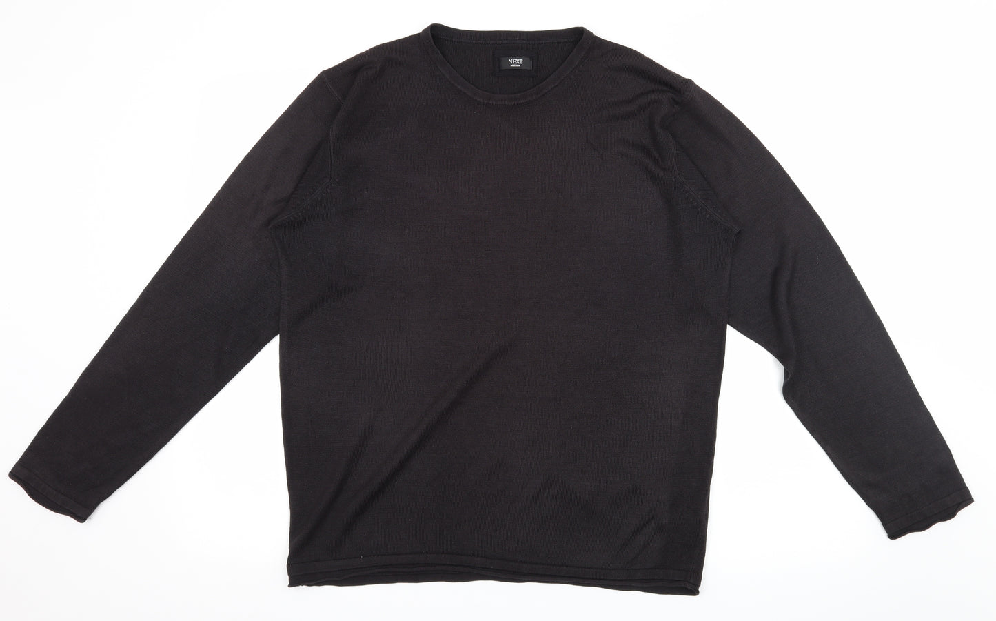 NEXT Womens Black  Knit Basic T-Shirt Size M