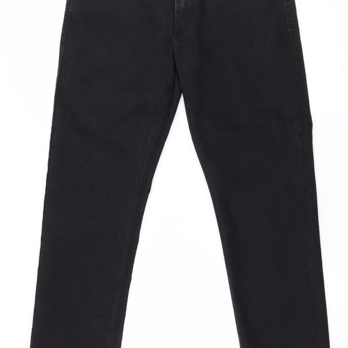 Easy Mens Black  Denim Skinny Jeans Size 32 in L30 in