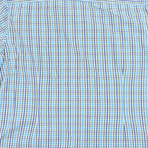Burton Mens Blue Check   Button-Up Size L