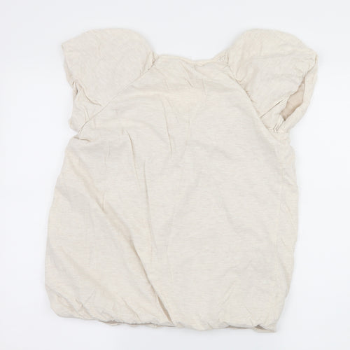 New Look Womens Ivory   Basic T-Shirt Size 14