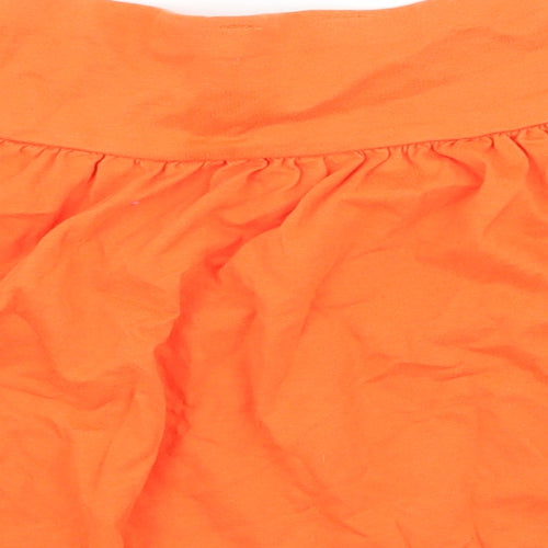 George Girls Orange  Jersey Flare Skirt Size 12-13 Years