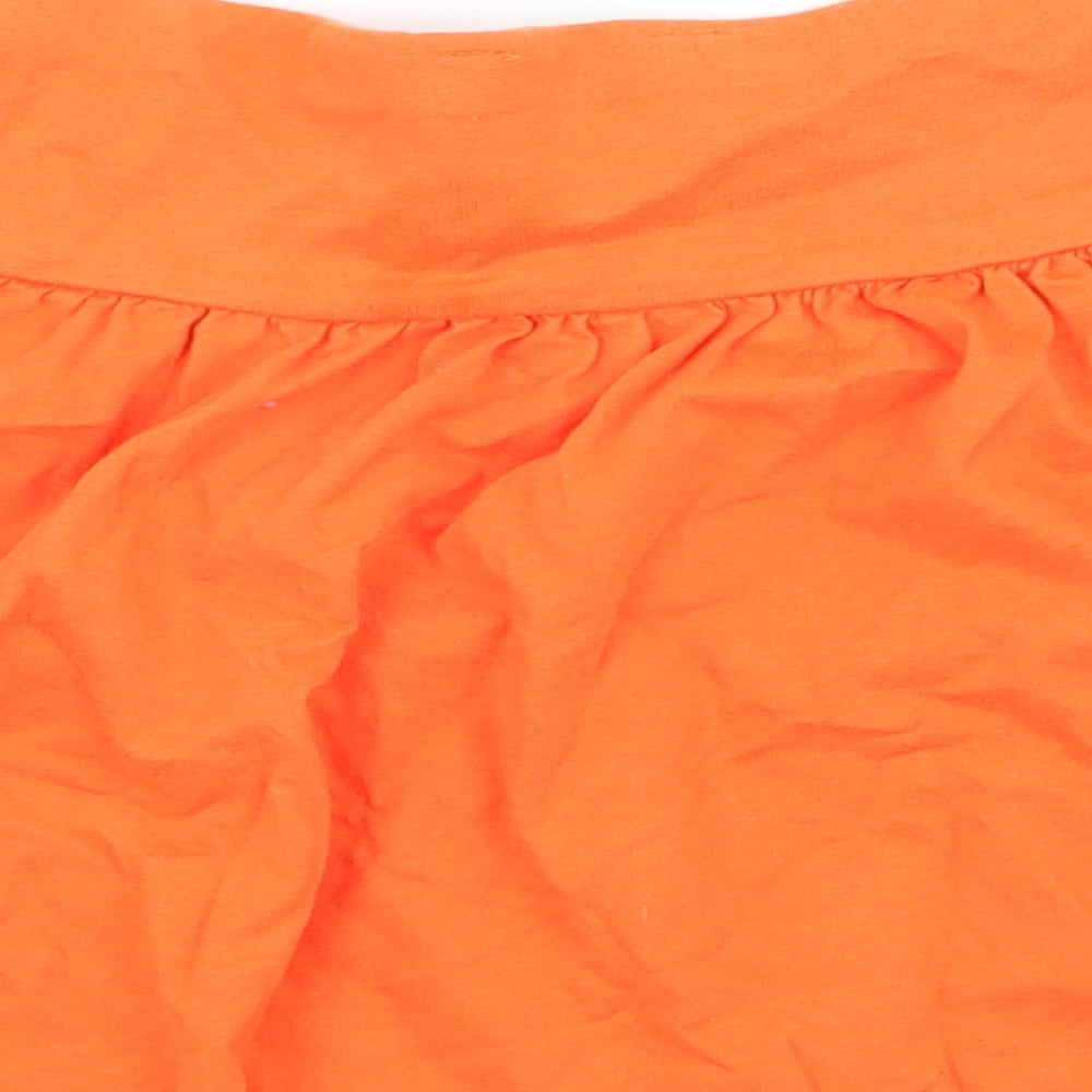 George Girls Orange  Jersey Flare Skirt Size 12-13 Years