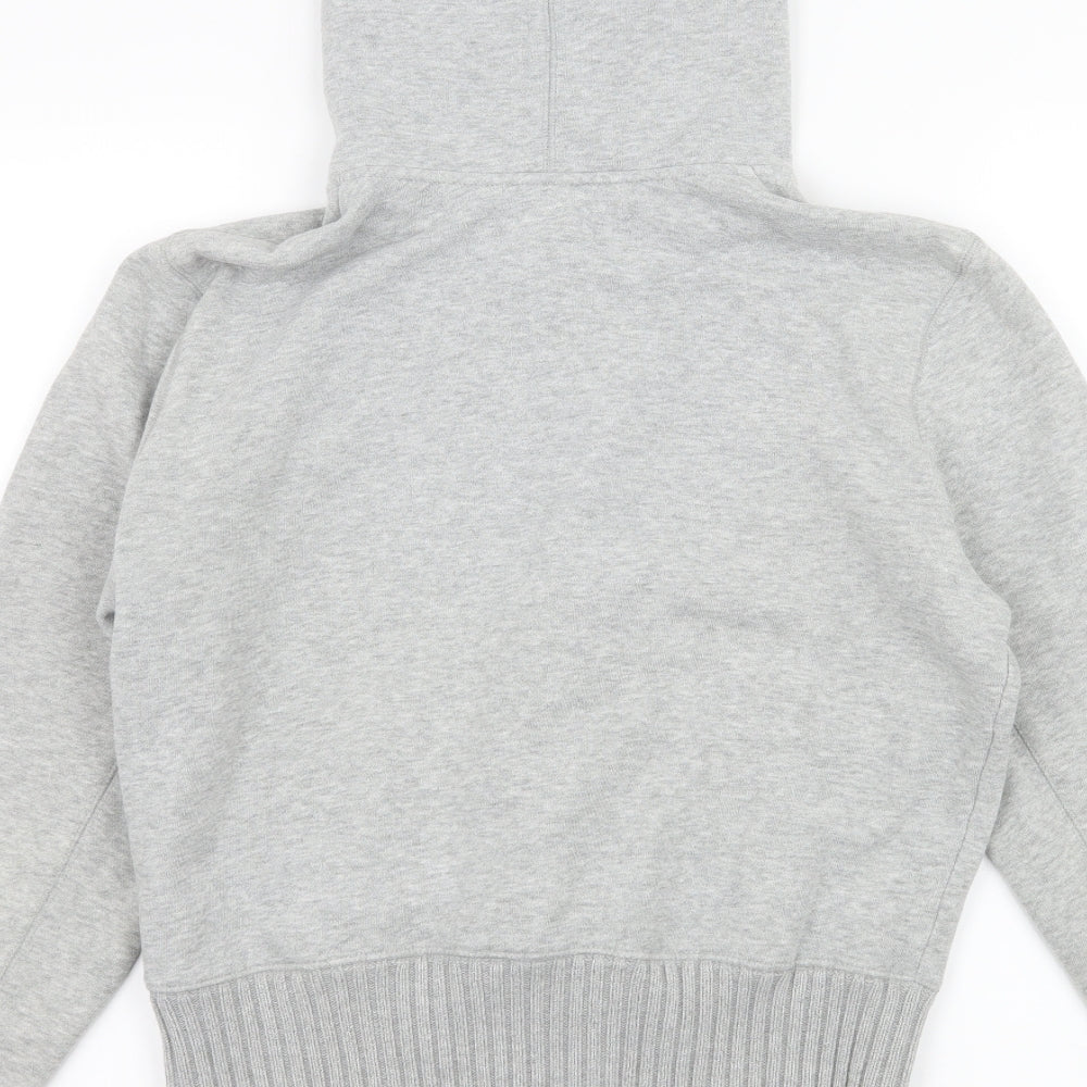 Gap Womens Grey  Jersey Full Zip Hoodie Size S