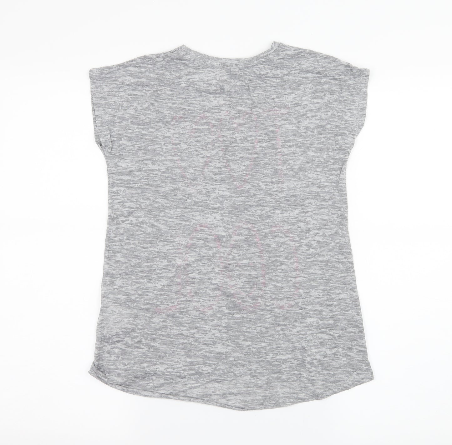 Marks and Spencer Girls Grey  Jersey Basic T-Shirt Size 11-12 Years  - Too cool