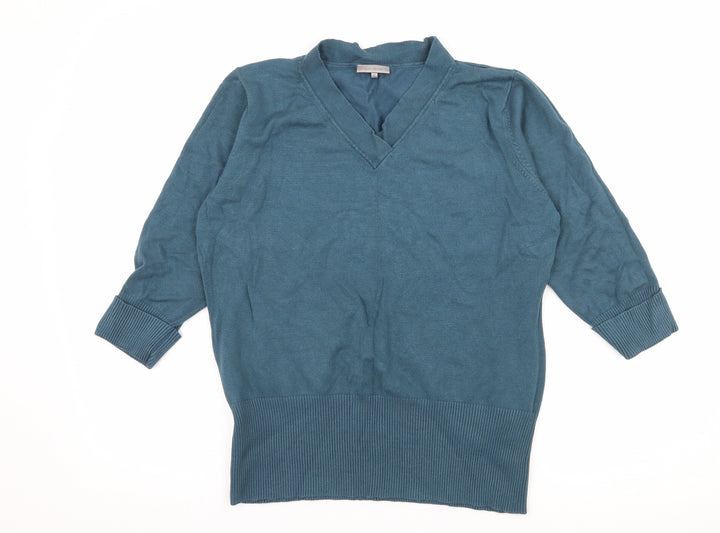 John Lewis Womens Blue  Knit Pullover Jumper Size XL