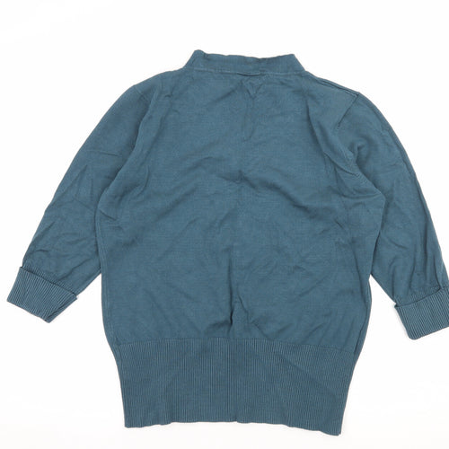 John Lewis Womens Blue  Knit Pullover Jumper Size XL