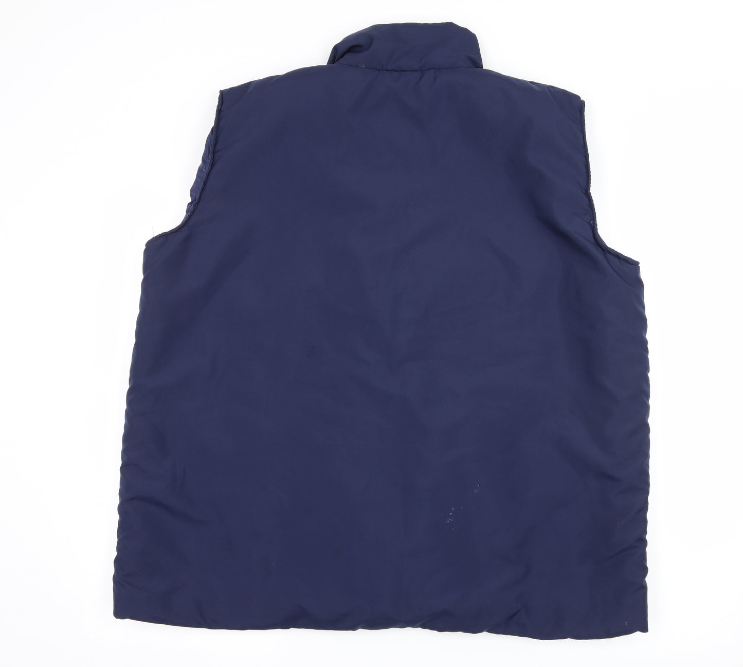 Anne De Lancay Womens Blue   Gilet Jacket Size 22