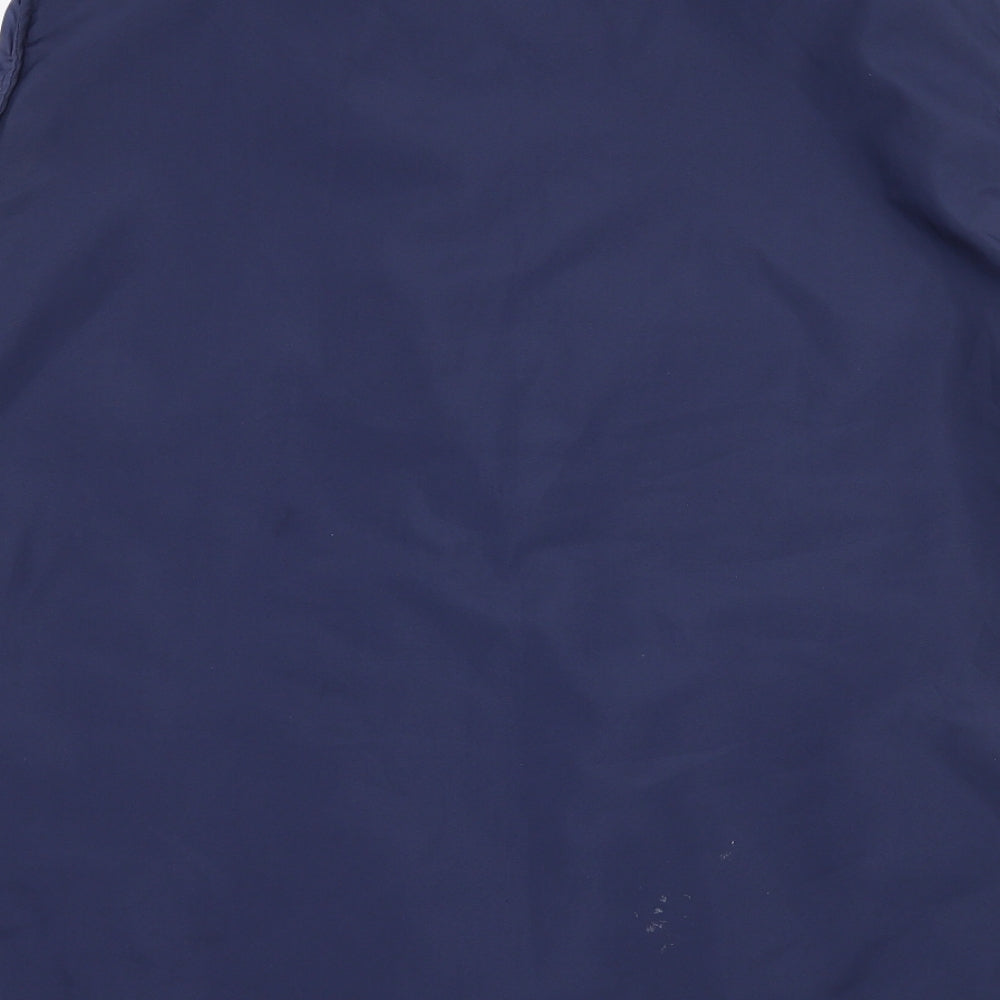 Anne De Lancay Womens Blue   Gilet Jacket Size 22