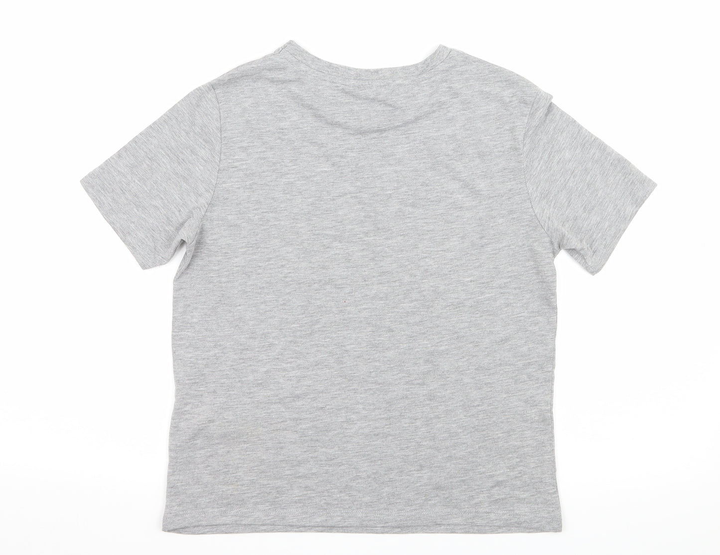 Candy Couture Girls Grey Batik Jersey Basic T-Shirt Size 12 Years  - USA 1992