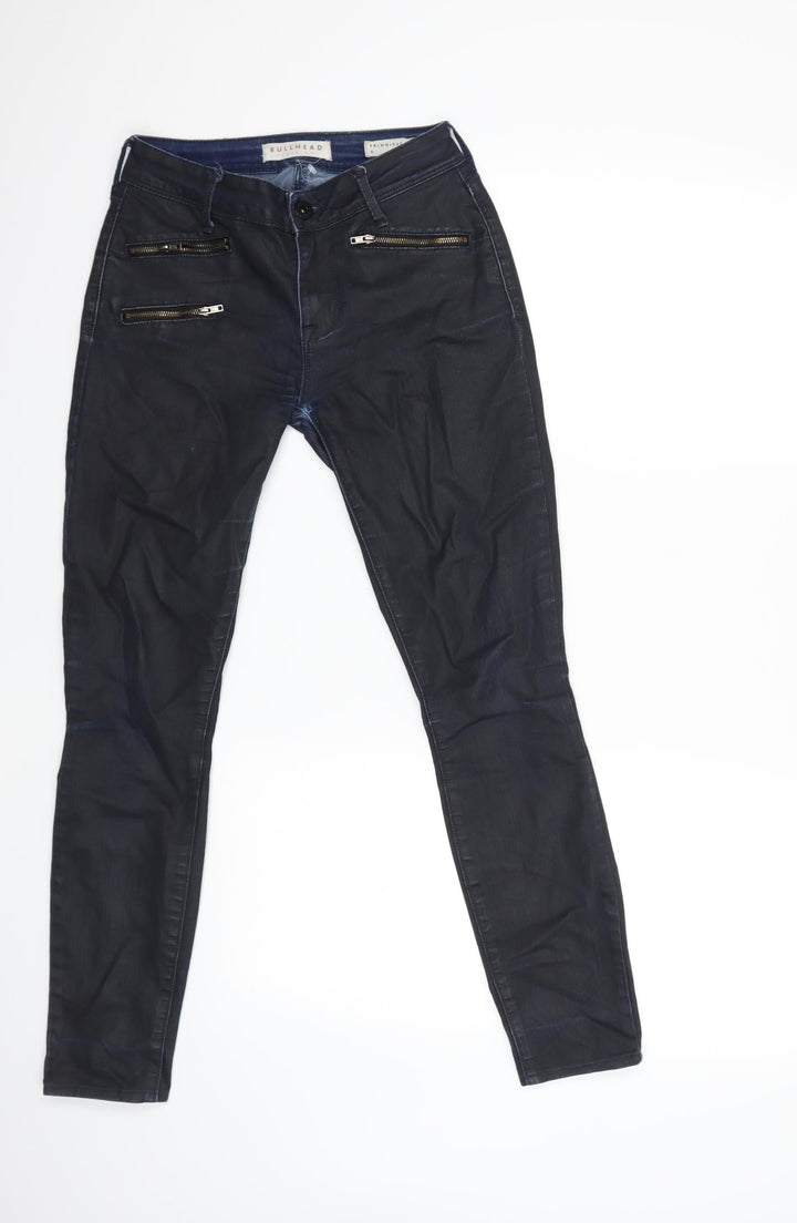 bulhead Womens Blue Skinny Jeans Size 26 in L27 in