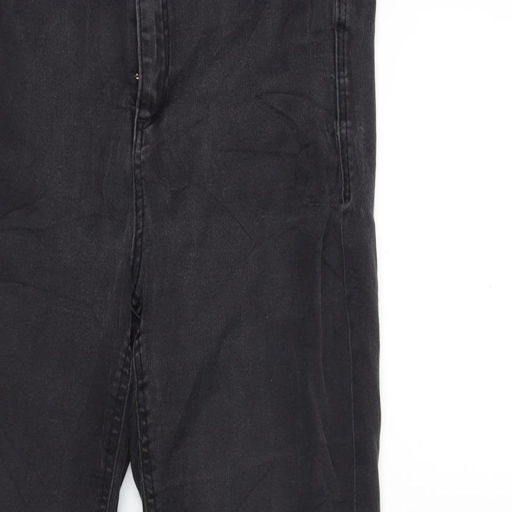 Dorothy Perkins Womens Black  Denim Skinny Jeans Size 12 L29 in