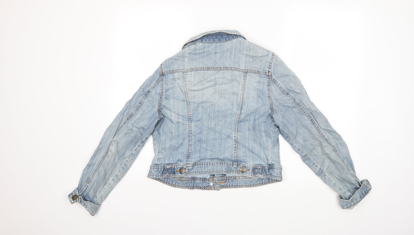 TU Womens Blue  Denim Jacket  Size 12