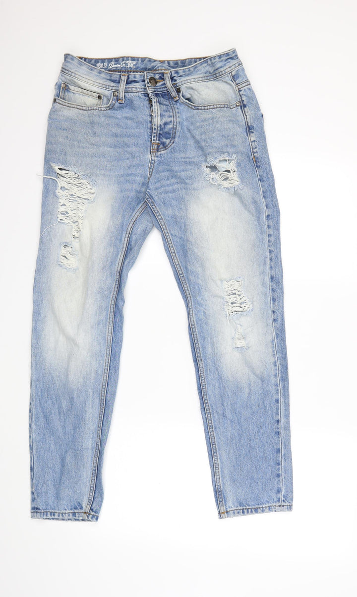 Denim & Co. Womens Blue Denim Skinny Jeans Size 30 in L30 in