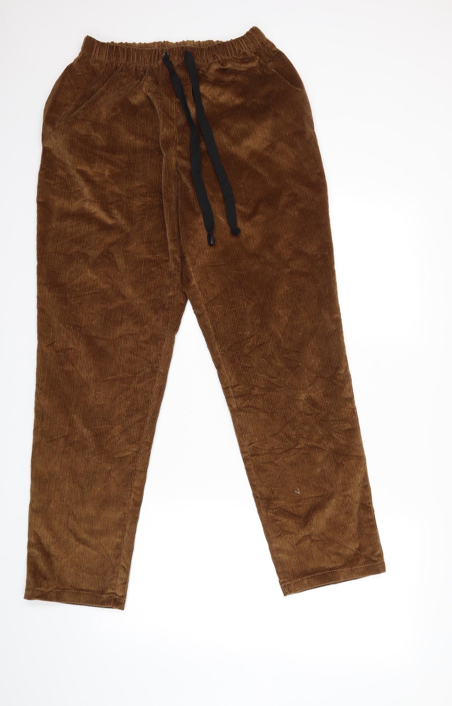 Preworn Womens Brown  Canvas Trousers  Size 32 in L31 in
