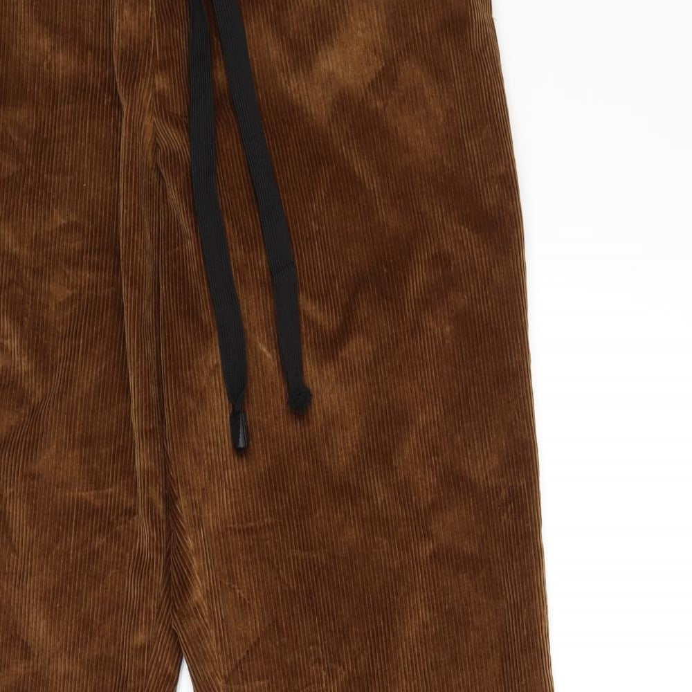 Preworn Womens Brown  Canvas Trousers  Size 32 in L31 in