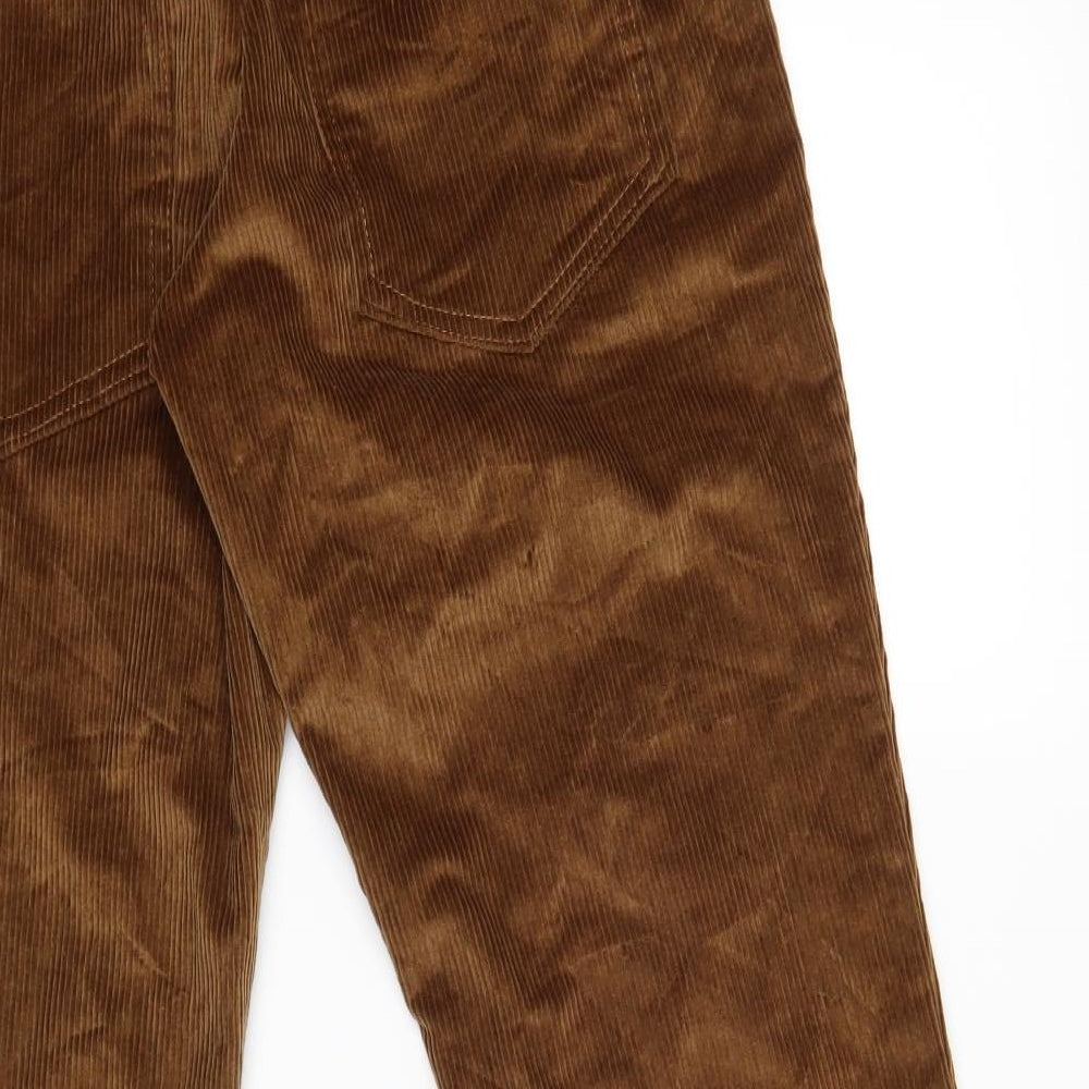 Preworn Womens Brown  Canvas Trousers  Size 32 in L31 in