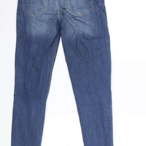 H&M Womens Blue  Denim Skinny Jeans Size 8 L27 in