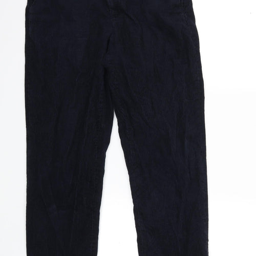 Marks and Spencer Mens Blue  Corduroy Trousers  Size 32 in L31 in