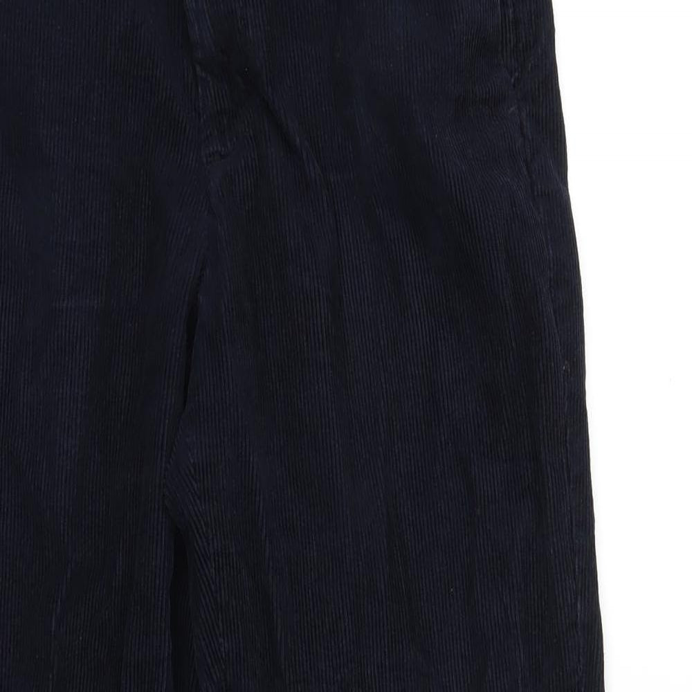 Marks and Spencer Mens Blue  Corduroy Trousers  Size 32 in L31 in