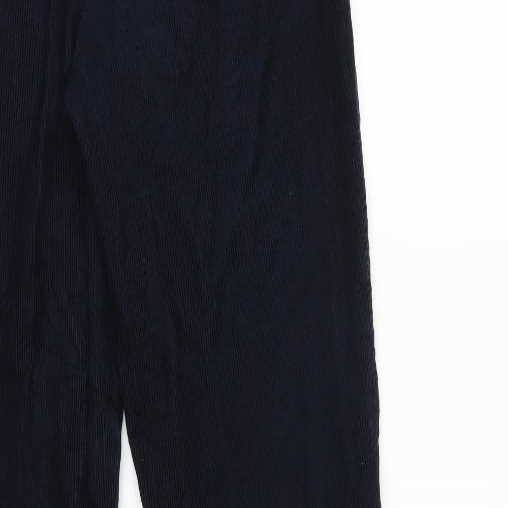 Marks and Spencer Mens Blue  Corduroy Trousers  Size 32 in L31 in