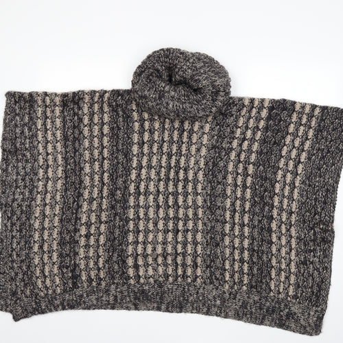 Preworn Womens Black  Knit Pullover Jumper One Size