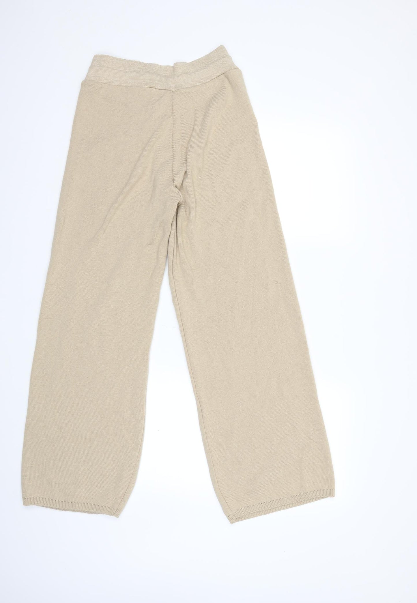 Preworn Womens Beige  Knit Trousers  Size S L30 in