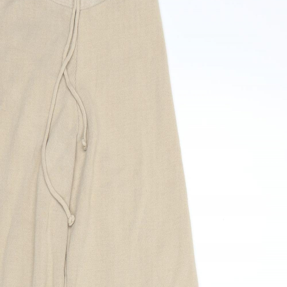 Preworn Womens Beige  Knit Trousers  Size S L30 in