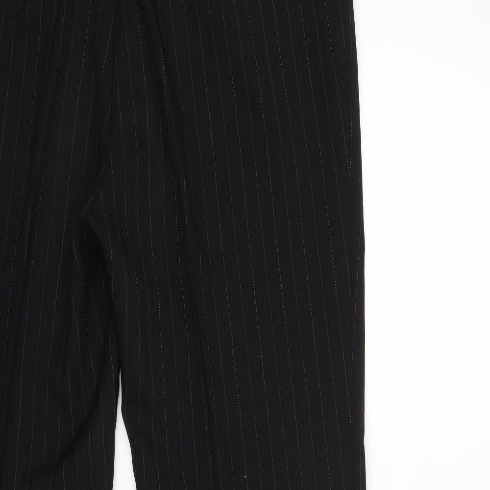 Atmosphere Womens Black Striped  Trousers  Size 16 L29 in