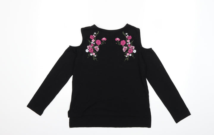 Primark Girls Blue Pullover Jumper Size 10-11 Years
