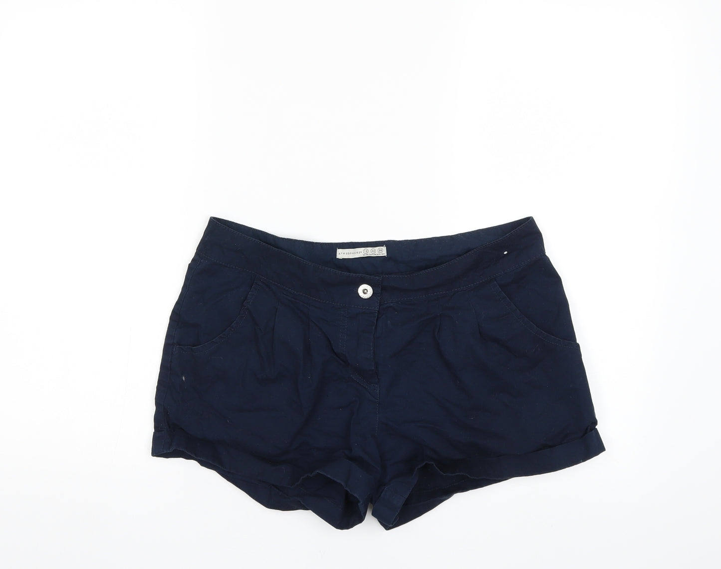 Atmosphere Womens Blue   Chino Shorts Size 12