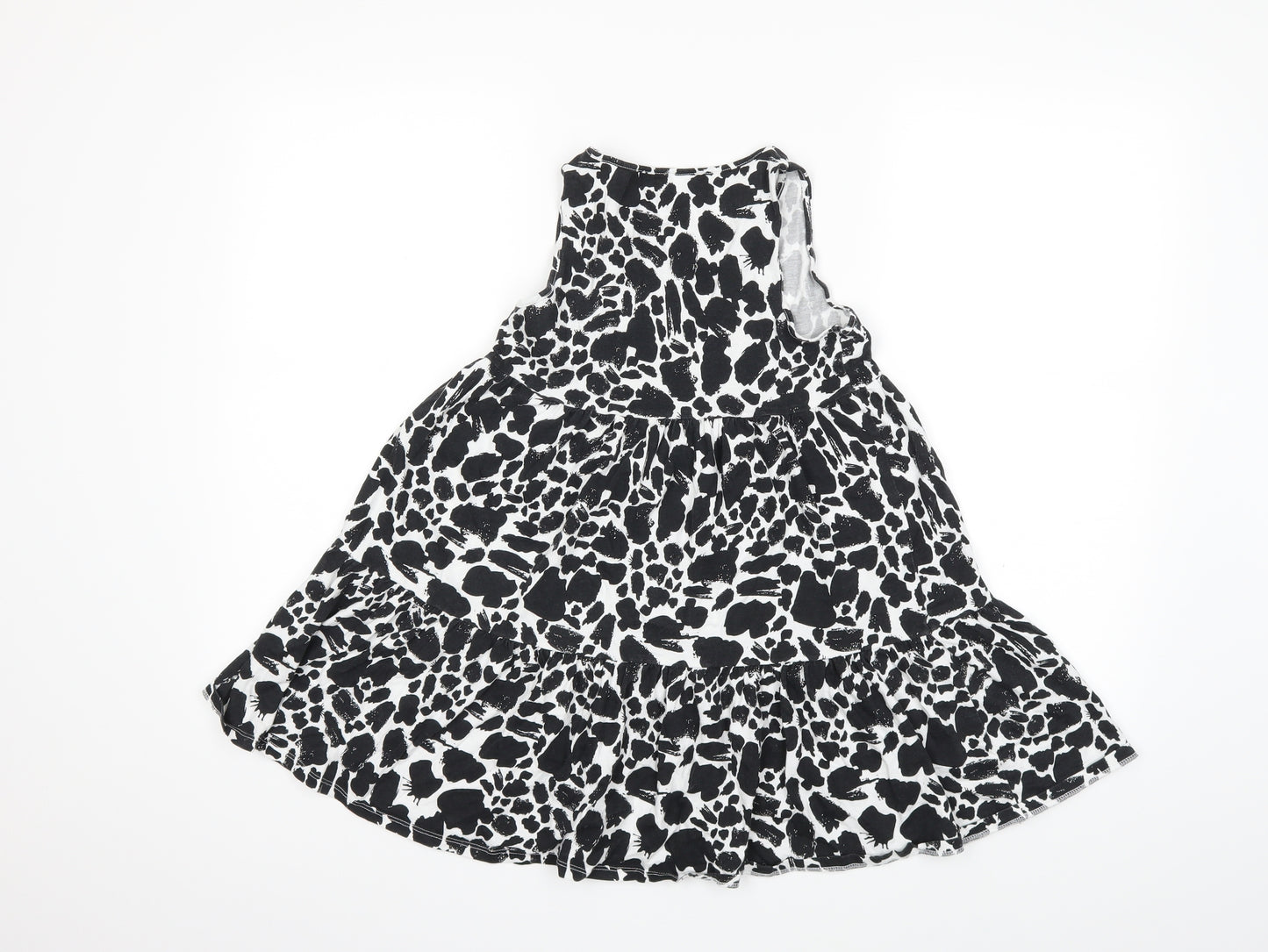 F&F Girls Black Animal Print  Shift  Size 9-10 Years