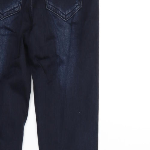 F&F Womens Blue  Denim Skinny Jeans Size 8 L27 in