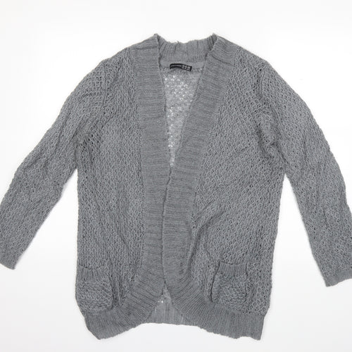Atmosphere Womens Grey  Knit Cardigan Jumper Size 14