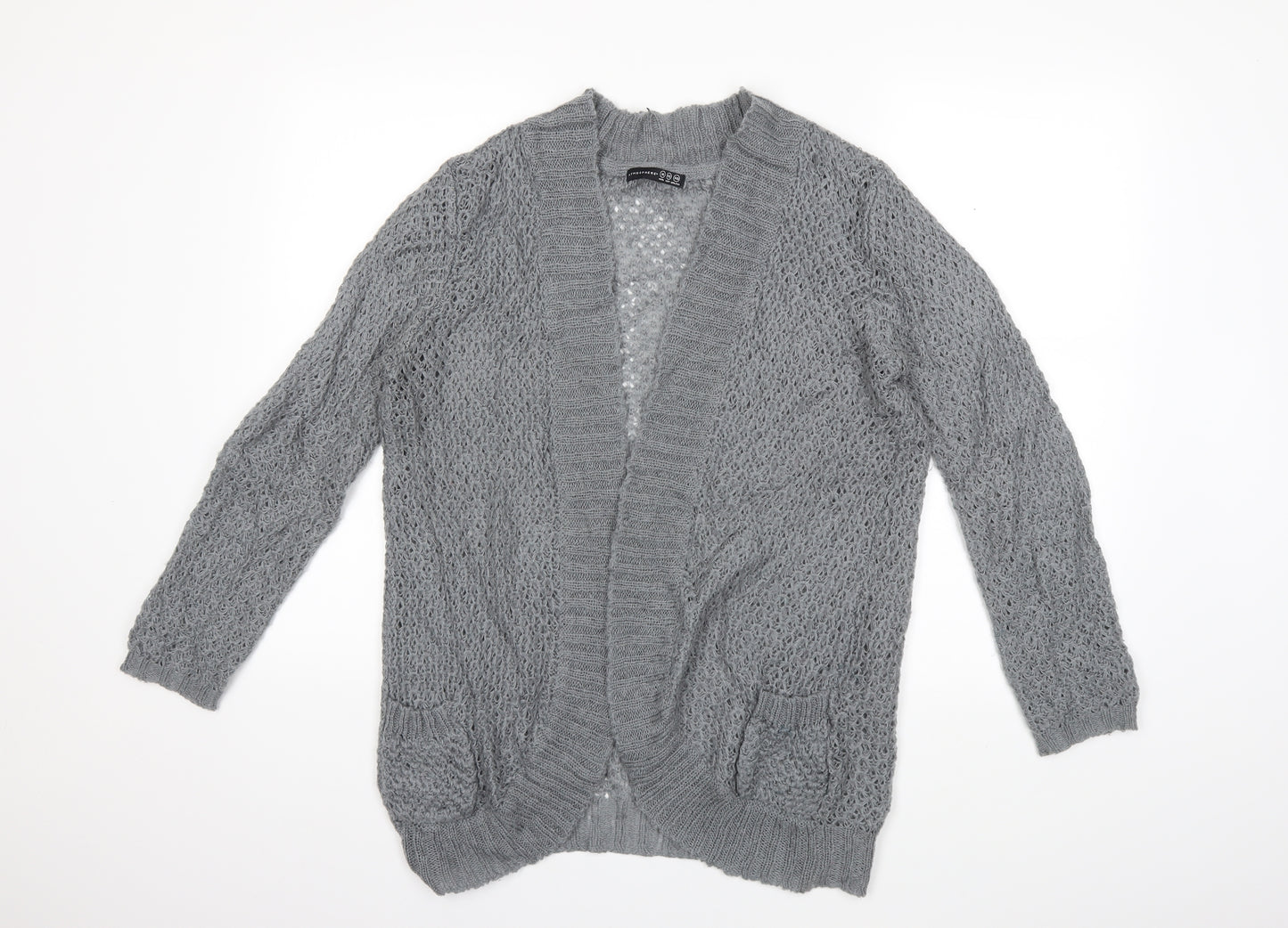 Atmosphere Womens Grey  Knit Cardigan Jumper Size 14