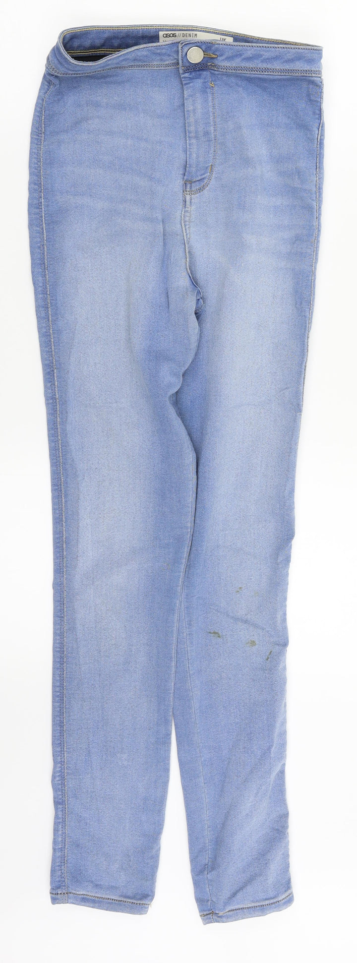 ASOS Womens Blue Denim Straight Jeans Size 26 in L32 in